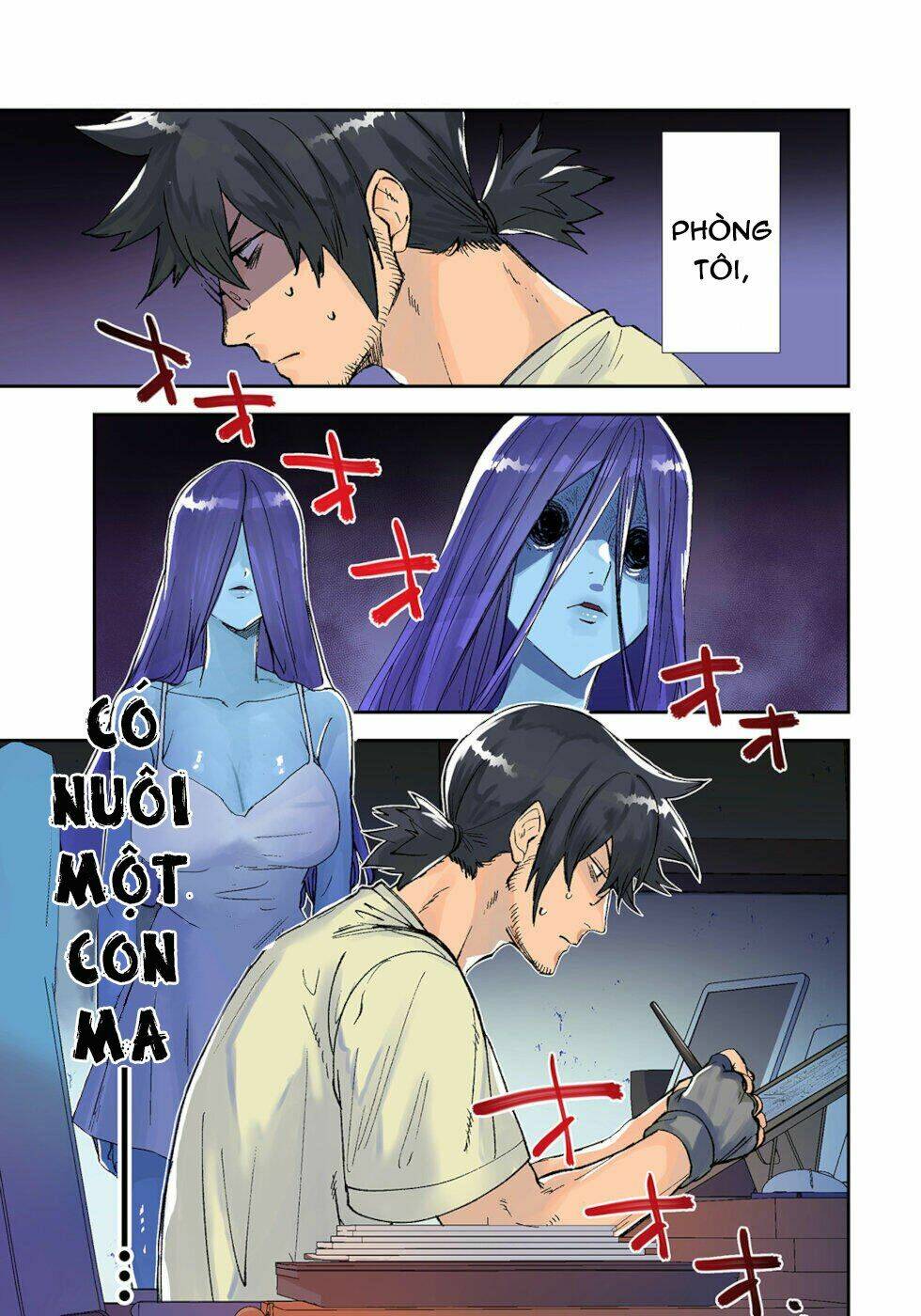 Cô Ma Nữ Lắm Chuyện Và Anh Họa Sĩ Truyện Tranh Ế Ẩm: Chapter 1