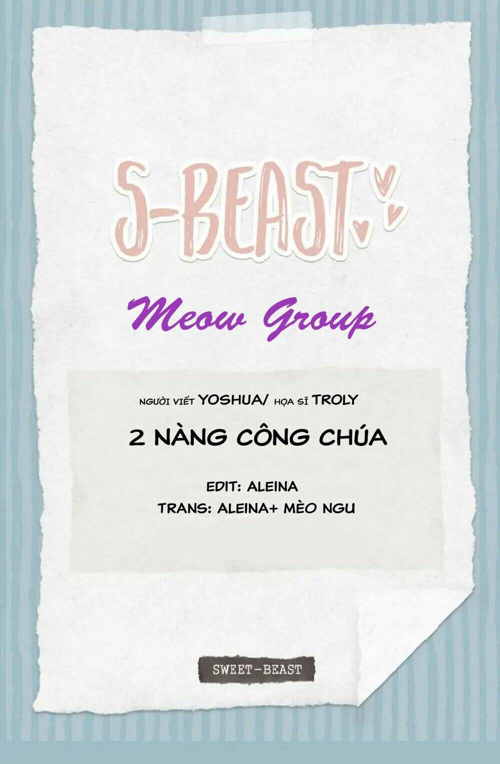 2 Nàng Công Chúa: Chapter 1