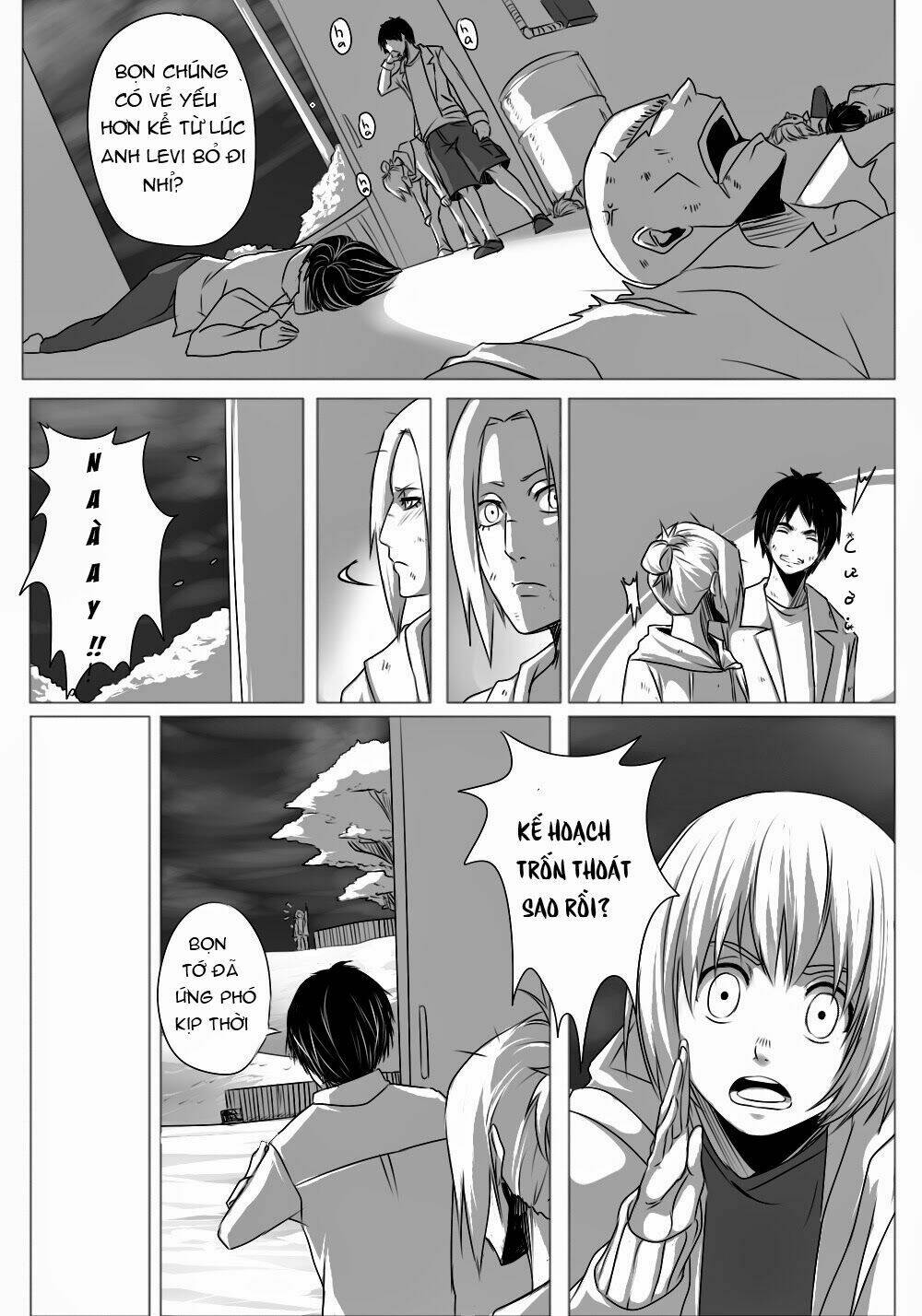 Đại Chiến Titan - Doujinshi Về Cuộc Tình Tay 4: Chapter 3