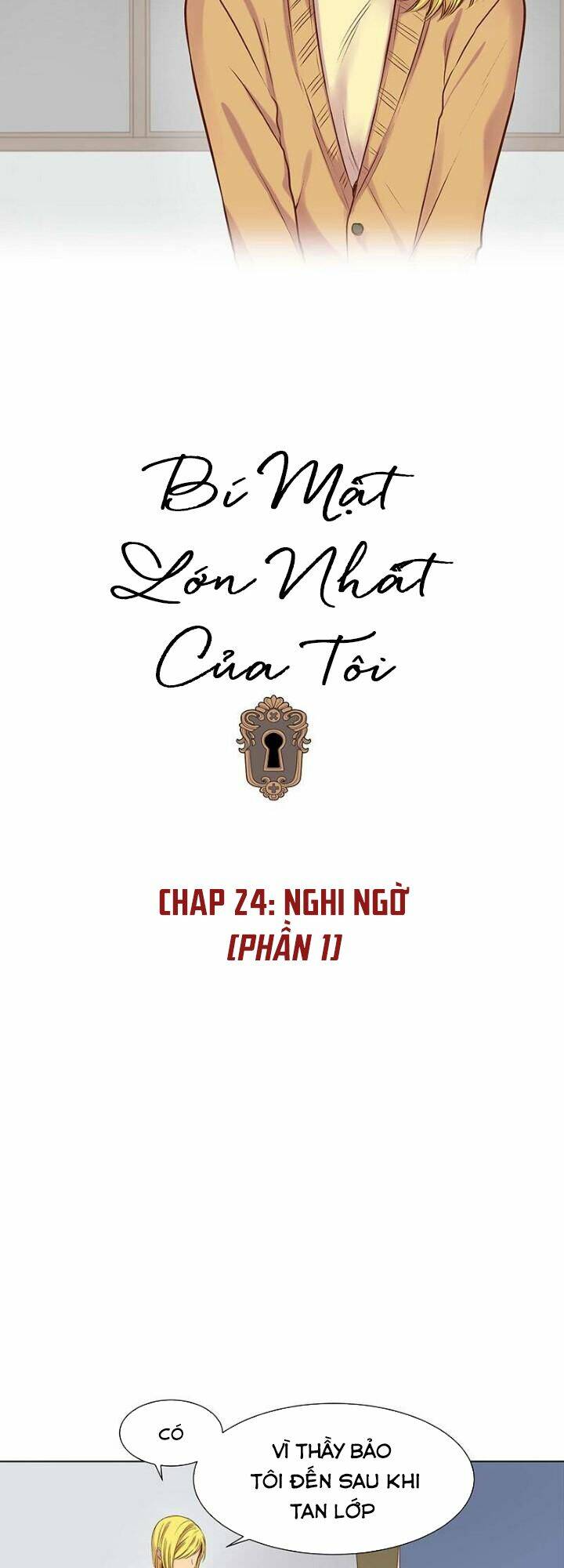 Bí Mật Sâu Sắc Nhất Của Tôi: Chapter 24