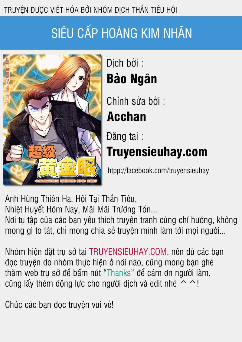 Siêu Cấp Hoàng Kim Nhãn: Chapter 8
