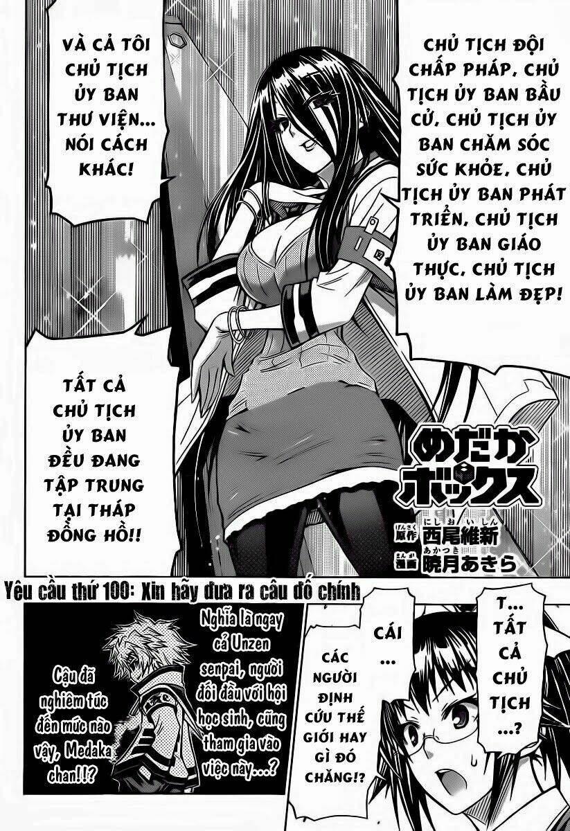 Medaka Box: Chapter 100