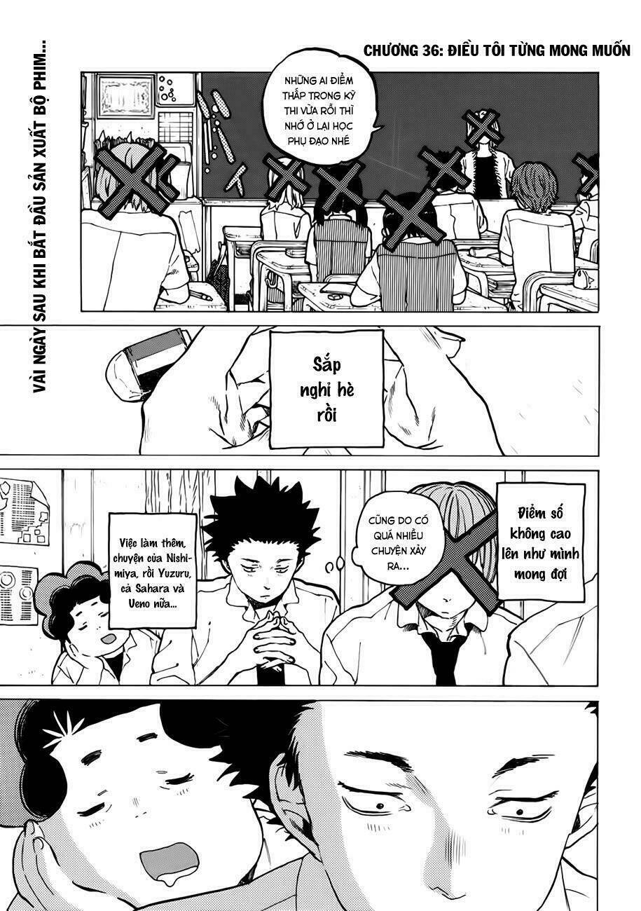 Koe No Katachi: Chapter 36