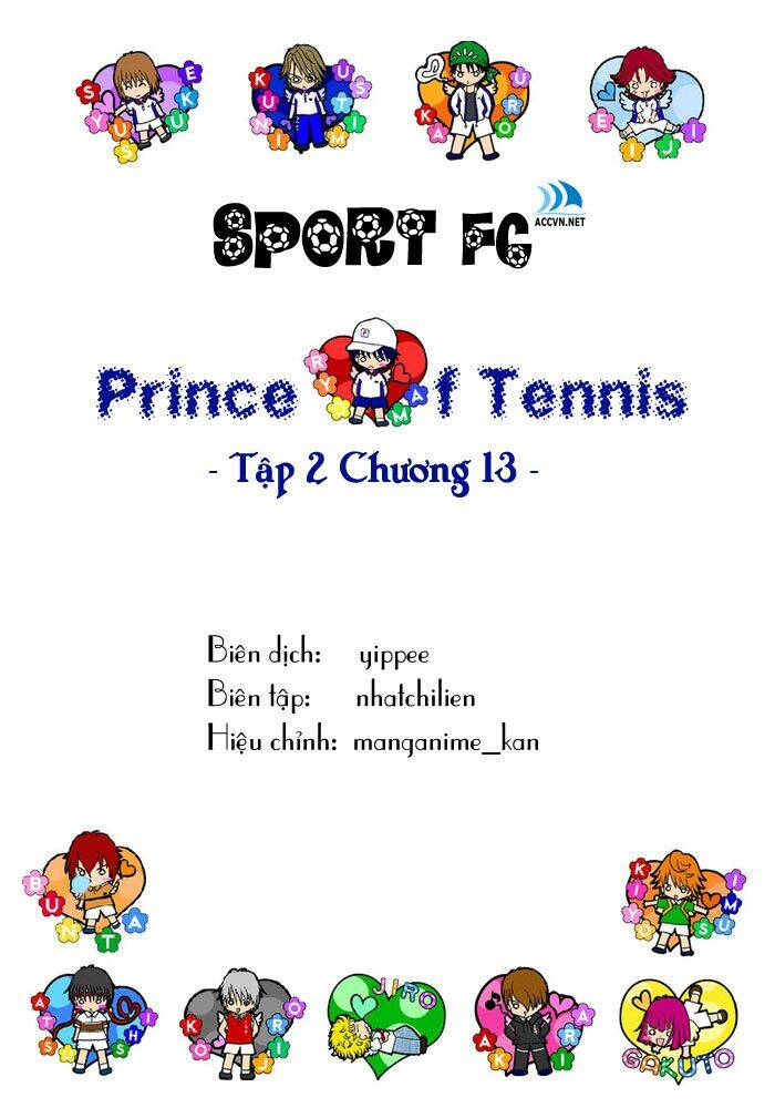 Hoàng Tử Tennis: Chapter 13