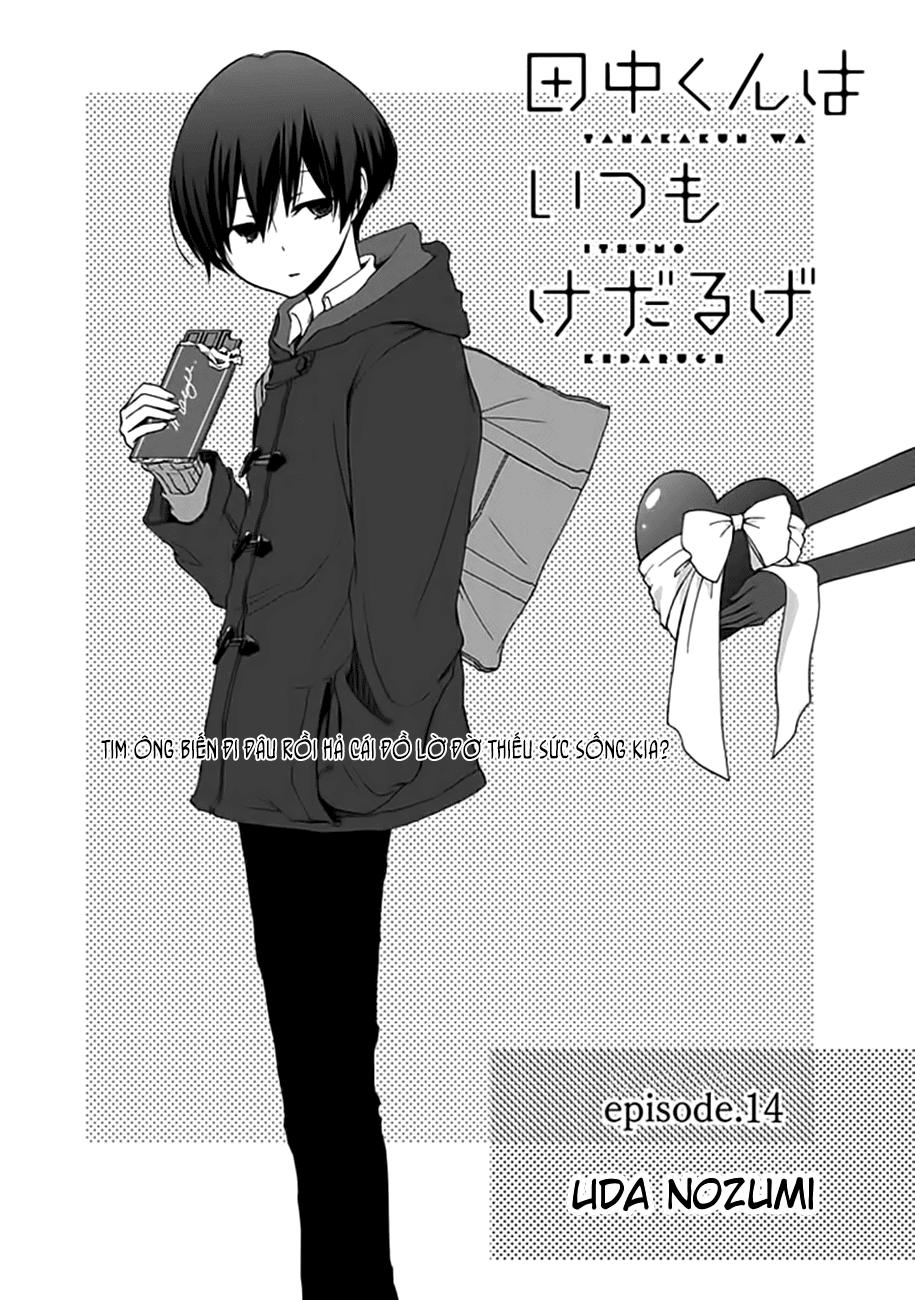 Tanaka-Kun Wa Itsumo Kedaruge: Chapter 14