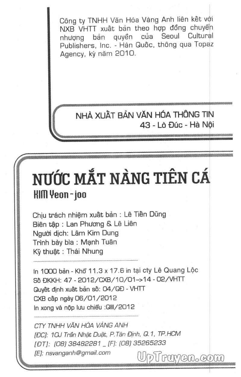 Nước Mắt Nàng Tiên Cá: Chapter 12