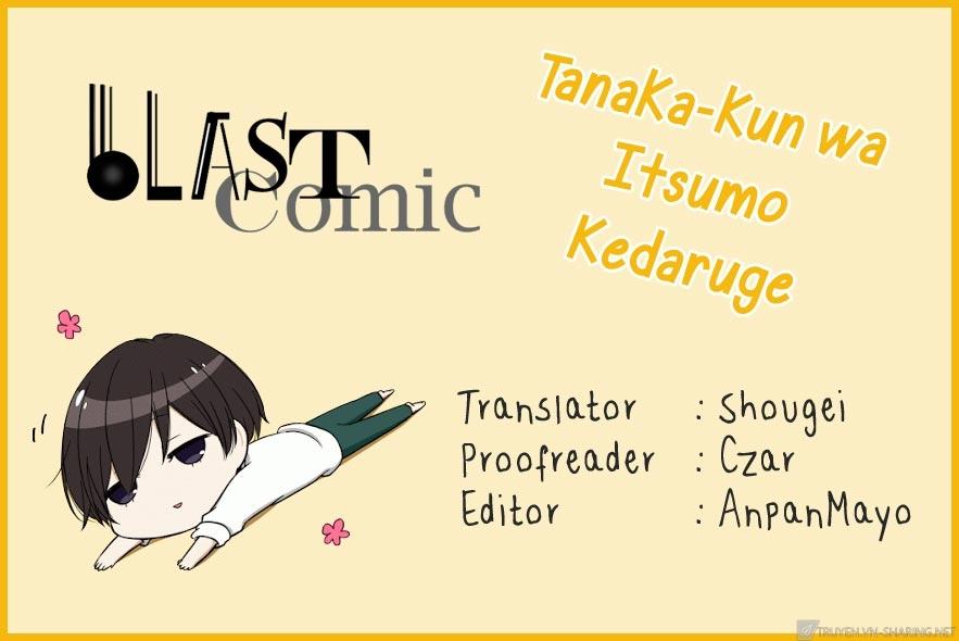 Tanaka-Kun Wa Itsumo Kedaruge: Chapter 9