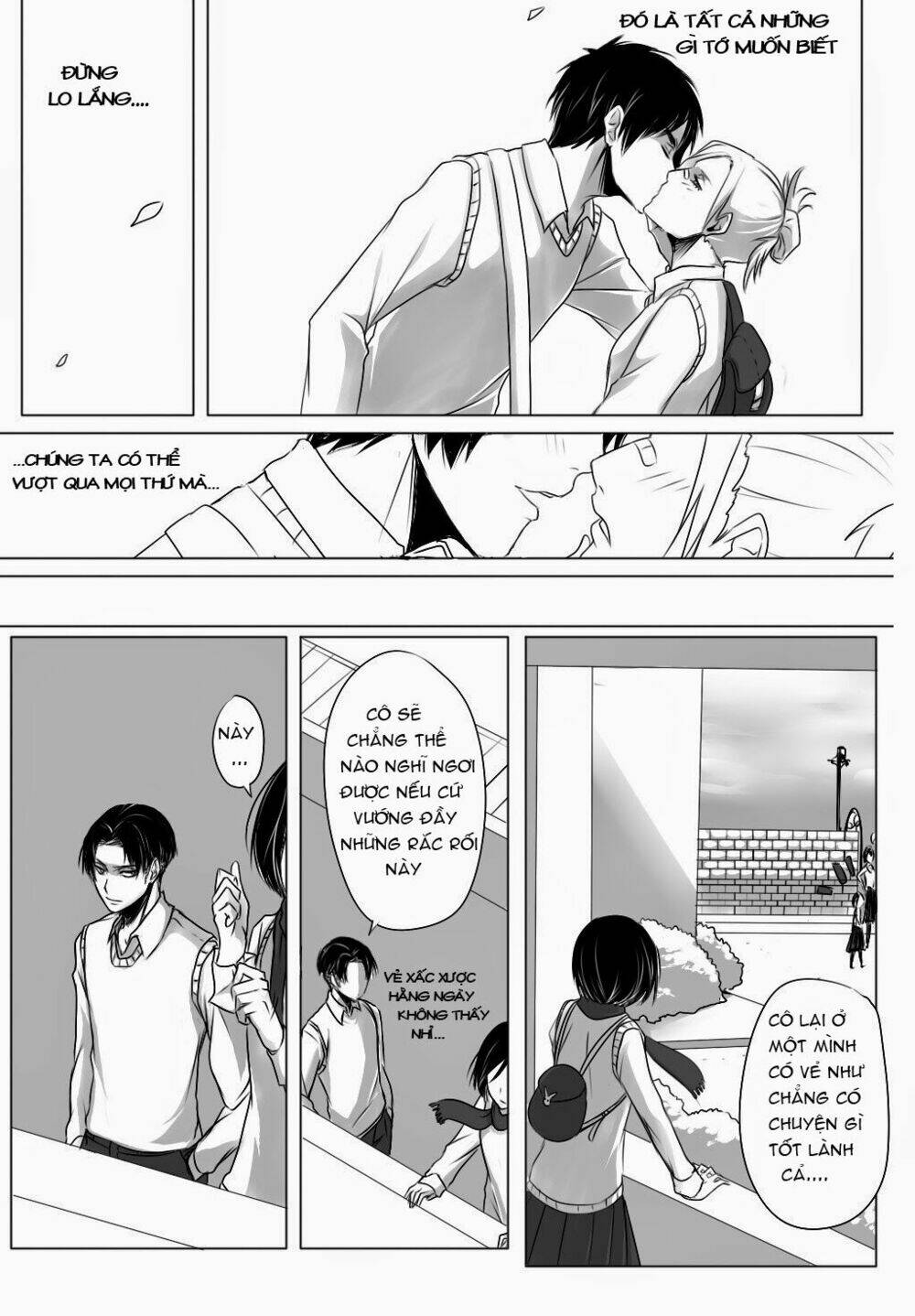 Đại Chiến Titan - Doujinshi Về Cuộc Tình Tay 4: Chapter 5