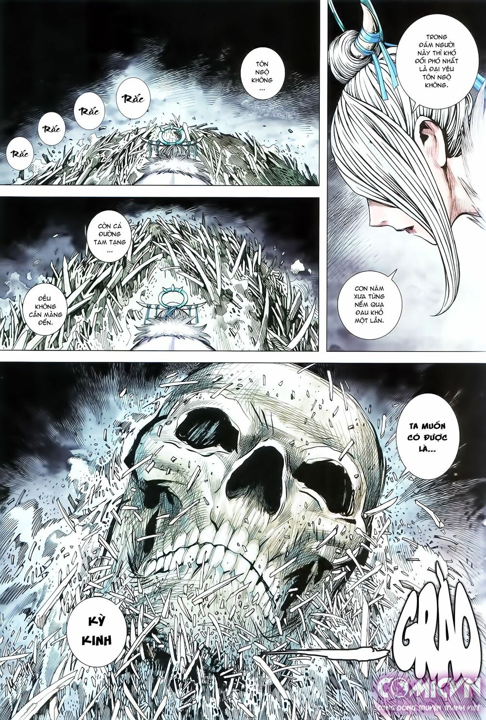 Tây Du: Chapter 117: Hoàng Tuyền Địa Hạ - Bạch Cốt Thành Tai