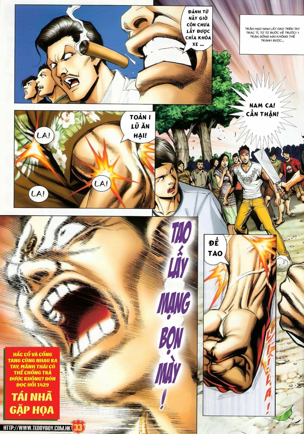 Người Trong Giang Hồ: Chapter 1428: Mãnh Thái vs Hắc Cổ