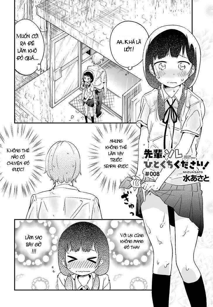 Senpai, Sore Hitokuchi Kudasai!: Chapter 8