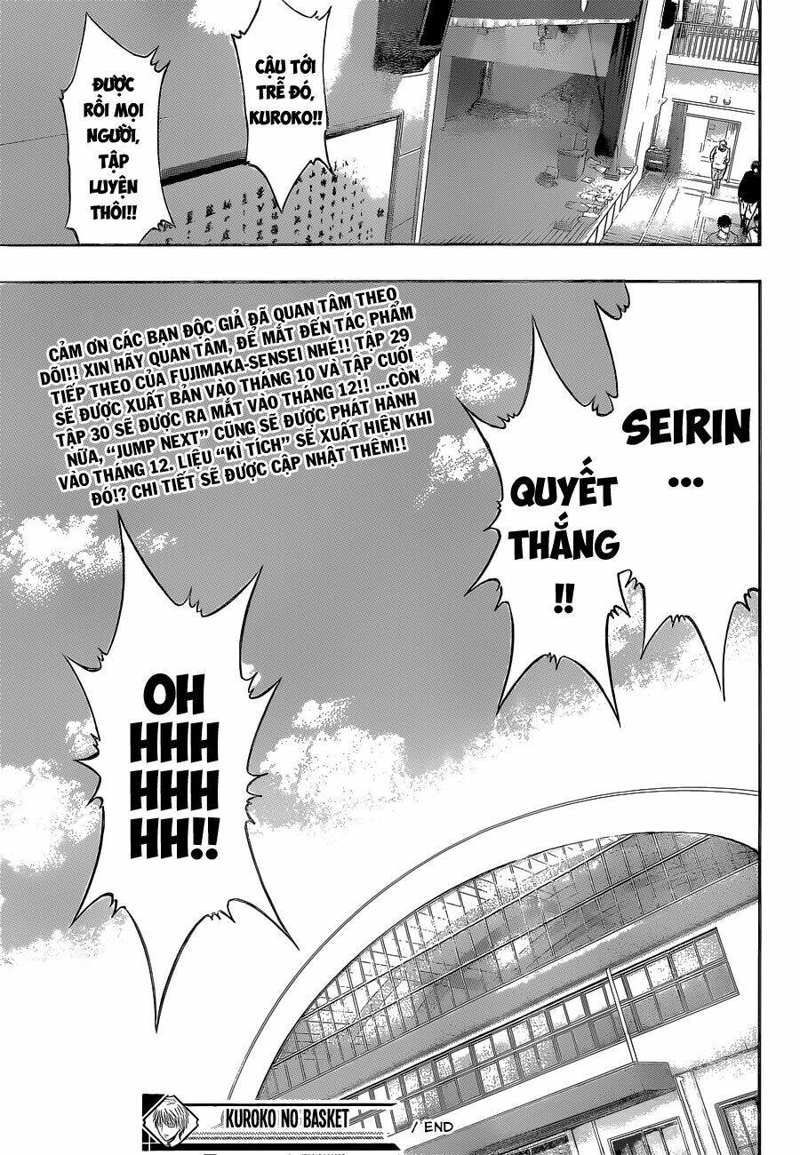 Vua Bóng Rổ Kuroko: Chapter 275