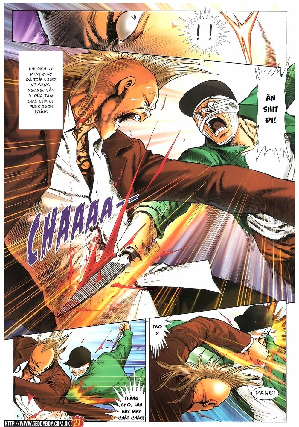 Người Trong Giang Hồ: Chapter 1597: Máu Nhuộm Quyền Đầu Bar