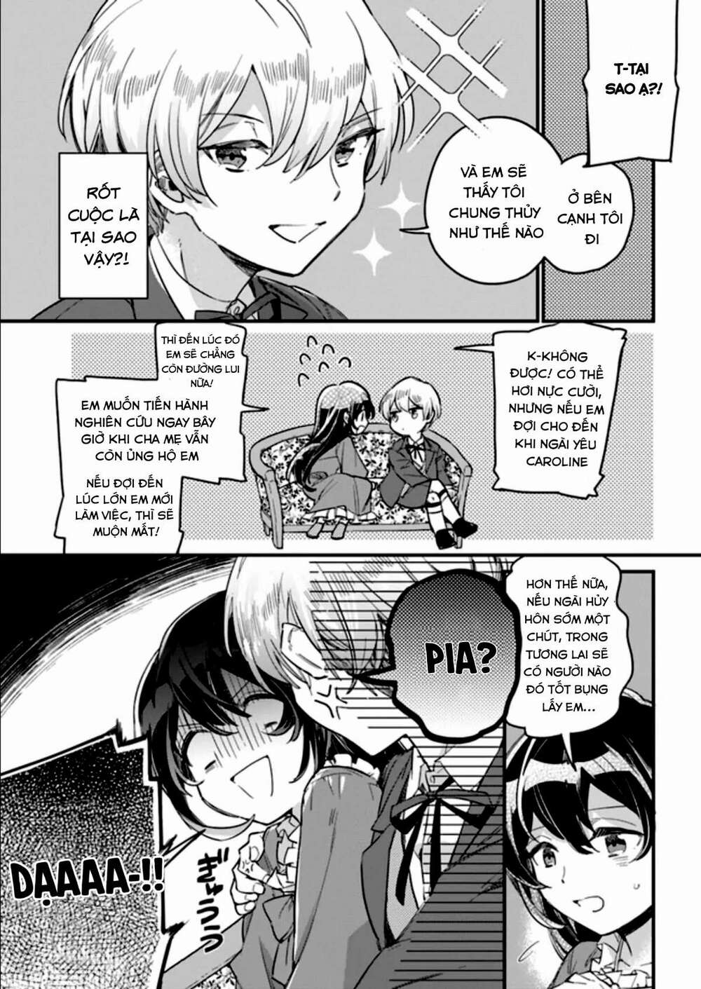 Yowaki Max Reijou Nanoni, Ratsuwan Konyakusha-Sama No Kake Ni Notte Shimatta Even Though: Chapter 1.4