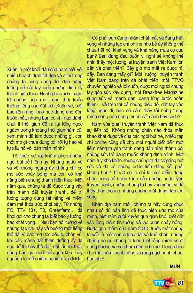 Tạp Chí Truyện Tranh Việt Nam Online - Ttvo: Chapter 5