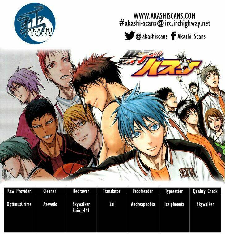 Vua Bóng Rổ Kuroko: Chapter 243