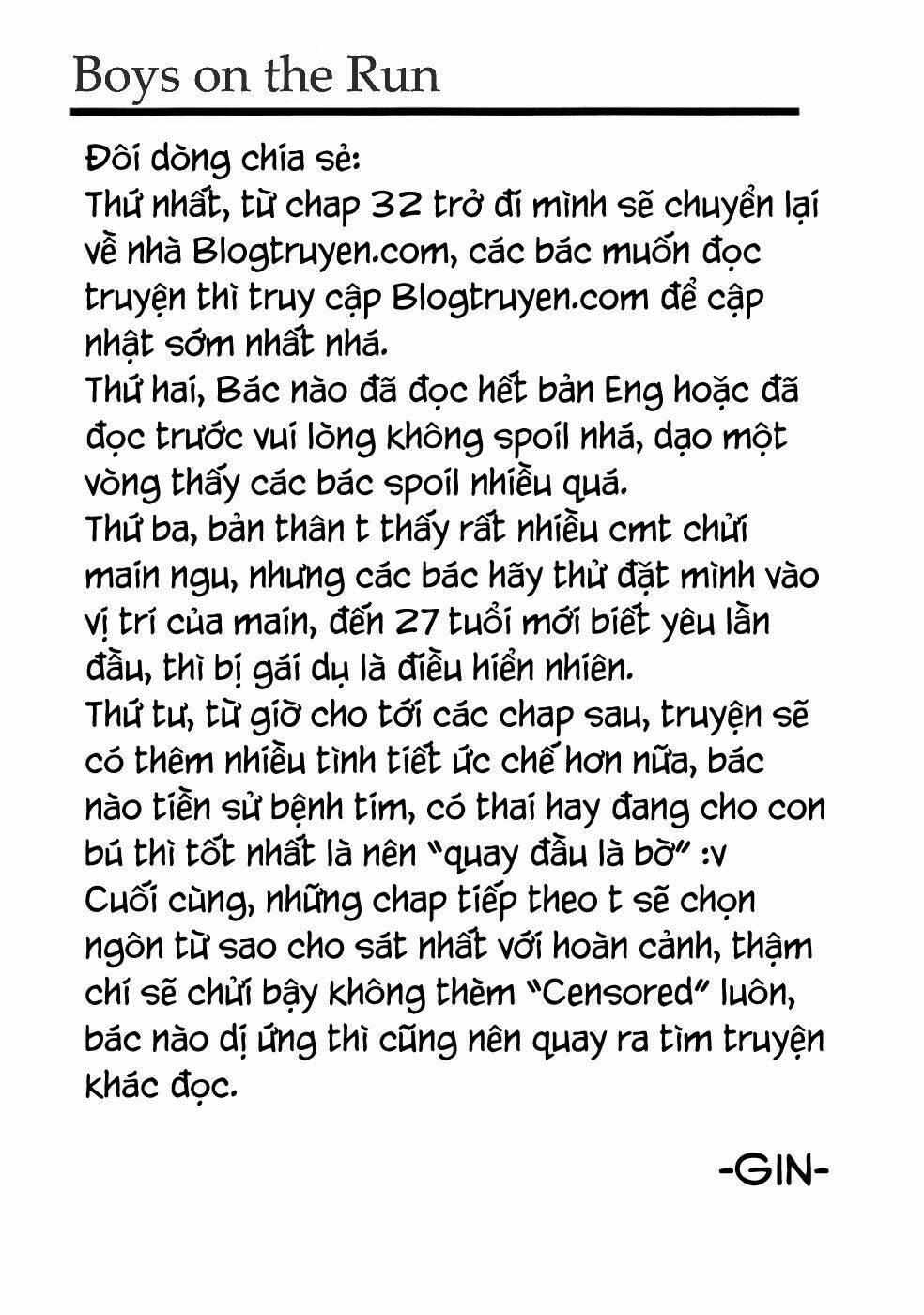 Boy On The Run: Chapter 33