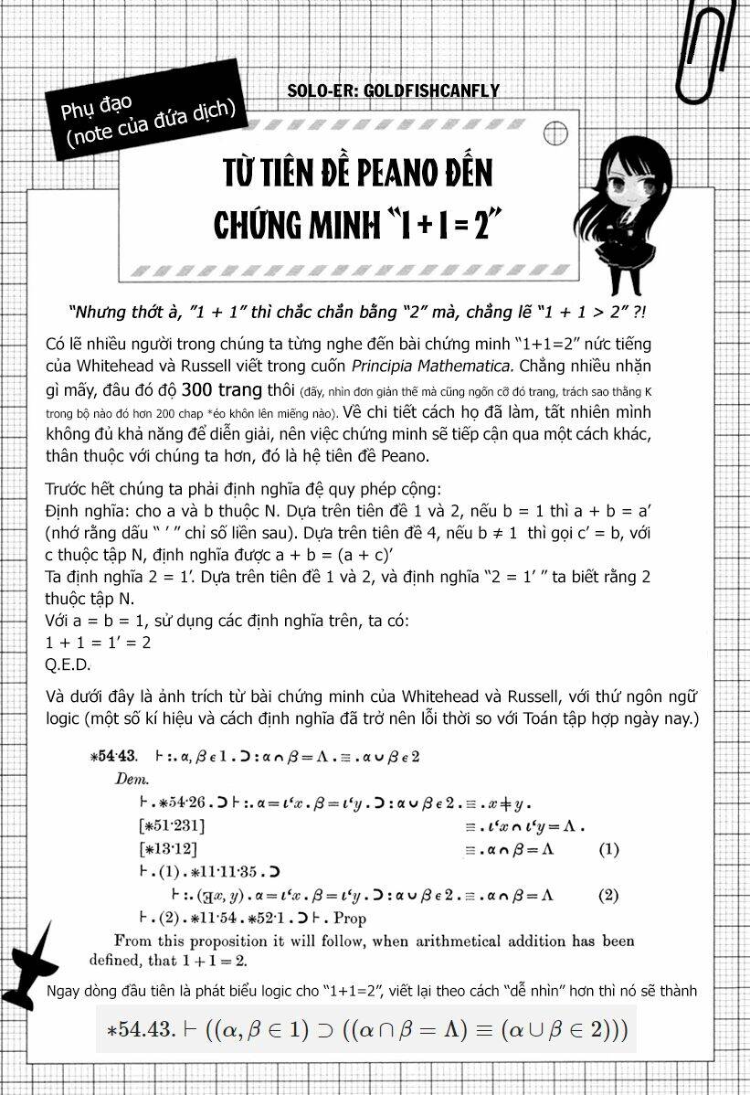 Mathematical Girls: Các Định Lý Bất Toàn Của Gödel: Chapter 2