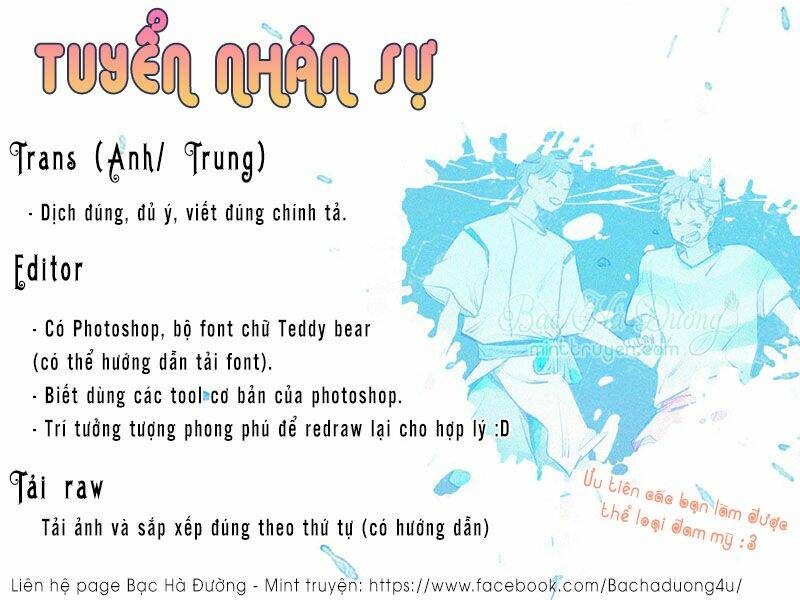 Câu Chuyện Về Cậu Và Tôi: Chapter 38