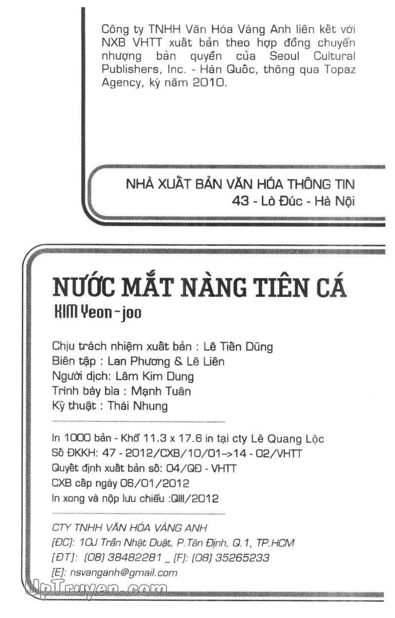 Nước Mắt Nàng Tiên Cá: Chapter 14