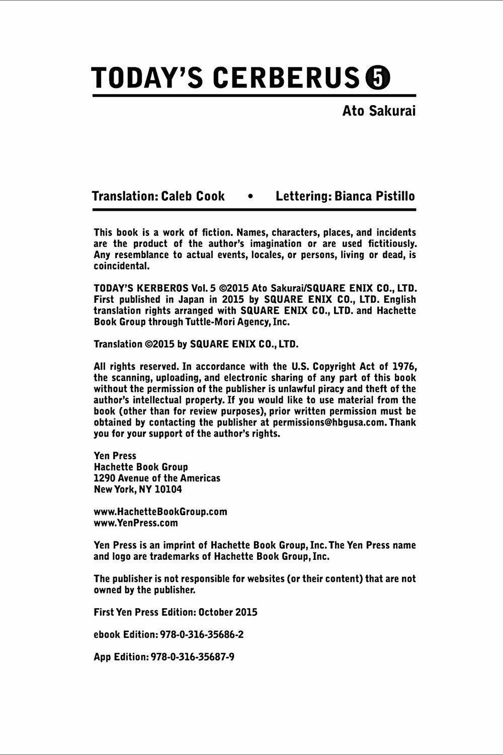 Kyou No Cerberus: Chapter 24.5