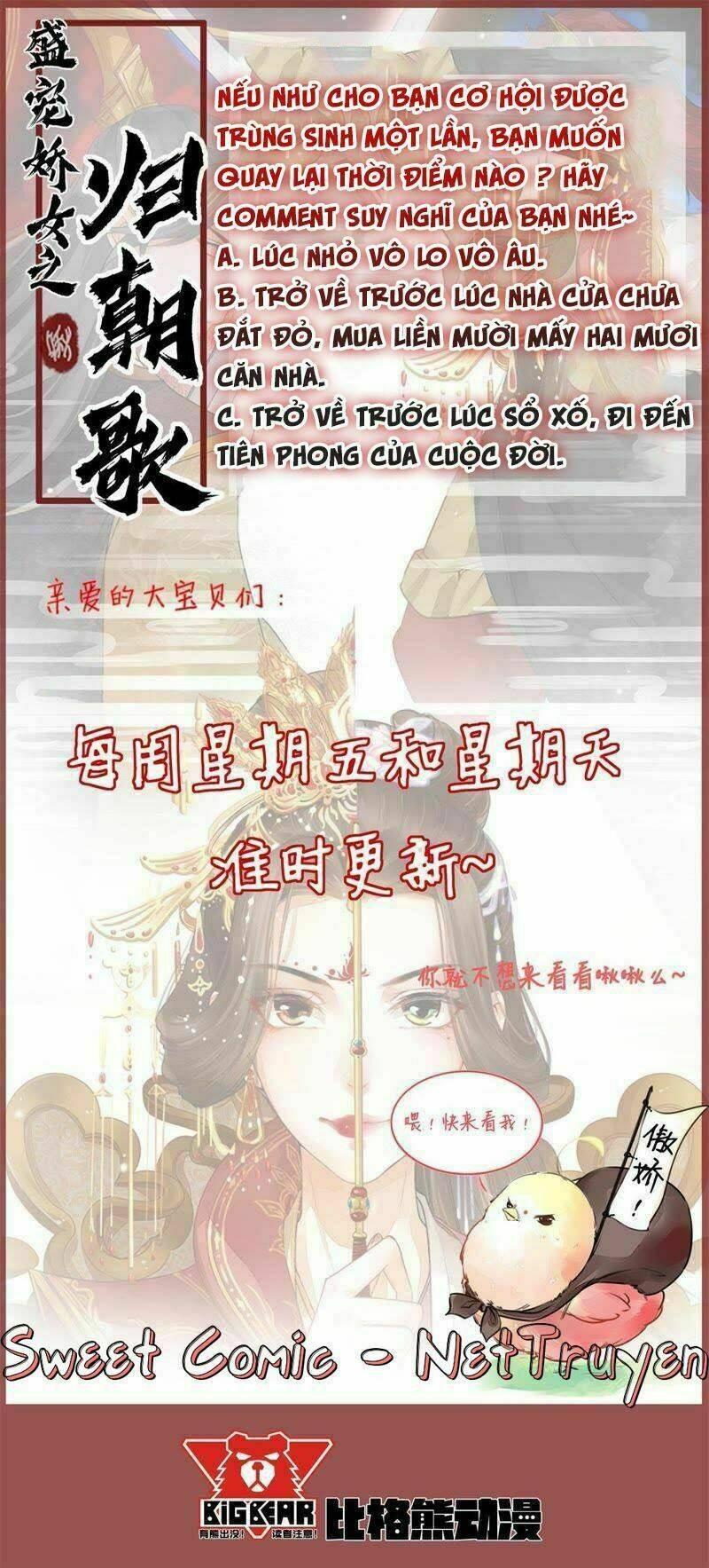 Thịnh Sủng Kiều Nữ Trở Về Triều Ca: Chapter 4
