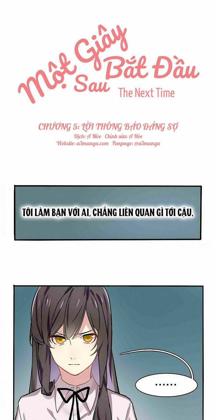 Một Giây Sau Bắt Đầu: Chapter 5