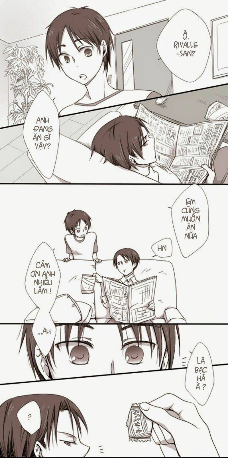 Tấn Công Người Khổng Lồ - Short Doujinshi: Chapter 7