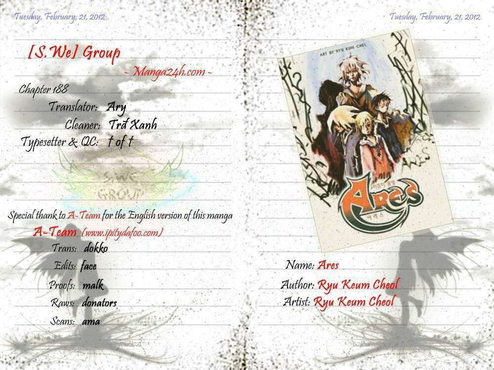 Ares - Kiếm Sĩ Lang Thang: Chapter 188
