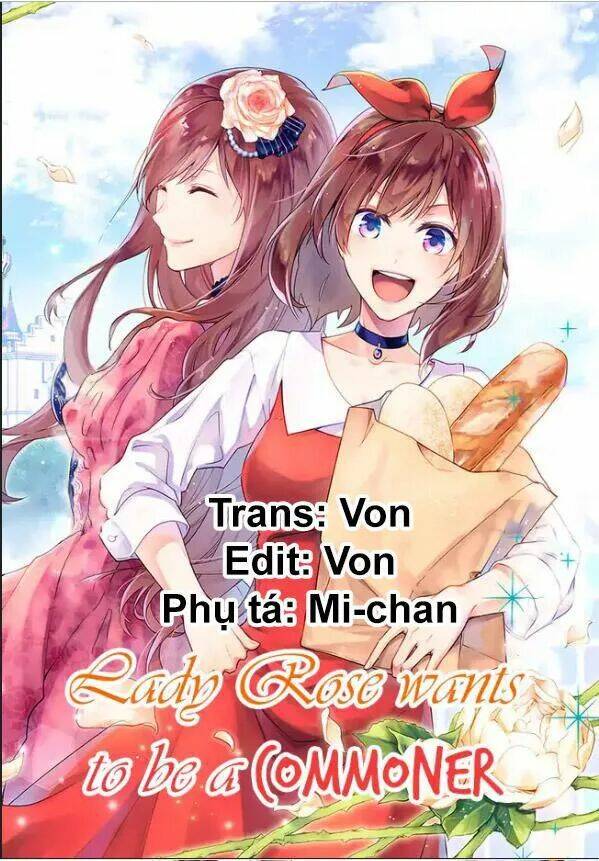 Lady Rose Wants To Be A Commoner: Chapter 2.1