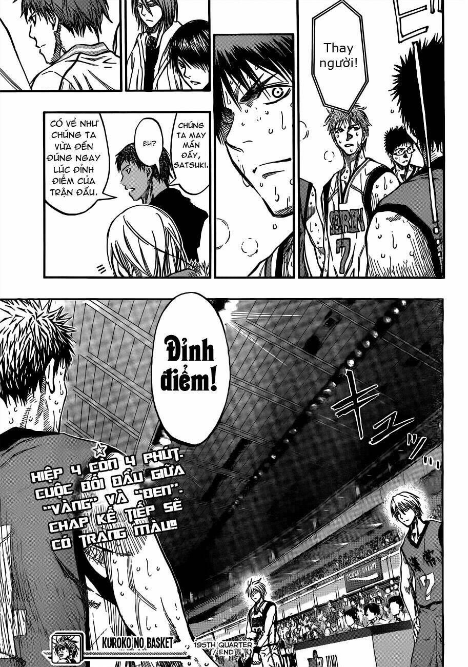 Vua Bóng Rổ Kuroko: Chapter 195
