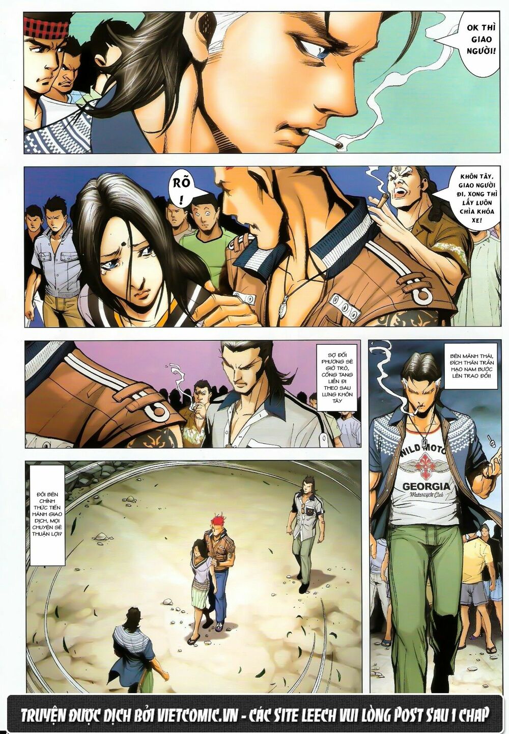 Người Trong Giang Hồ: Chapter 1428: Mãnh Thái vs Hắc Cổ