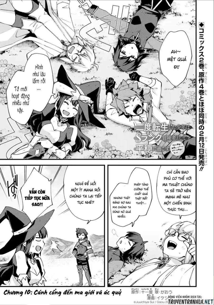 Nido Tensei Shita Shounen Wa S Rank Boukensha Toshite Heion Ni Sugosu-Zense Ga Kenja De Eiyuu Datta: Chapter 10