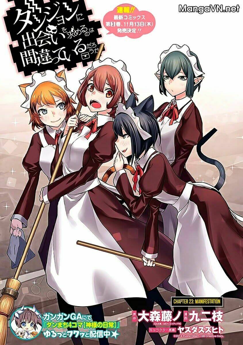 Dungeon Ni Deai O Motomeru No Wa Machigatte Iru Darou Ka: Chapter 23