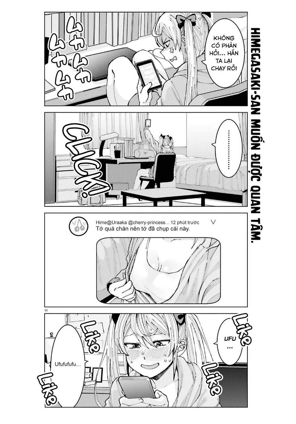 HIMEGASAKI SAKURAKO WA KYOUMO FUBIN KAWAII!: Chapter 4