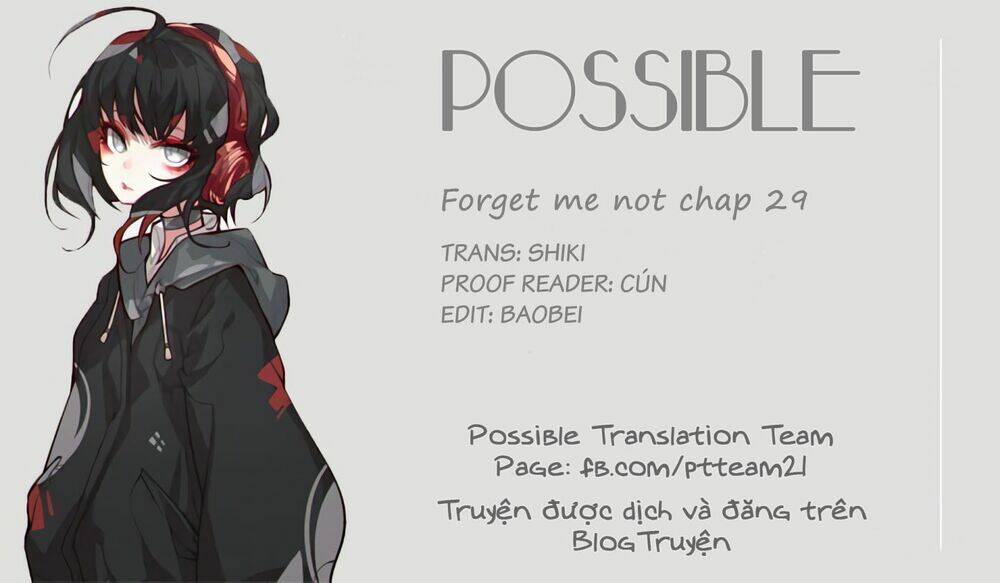Forget Me Not: Chapter 29
