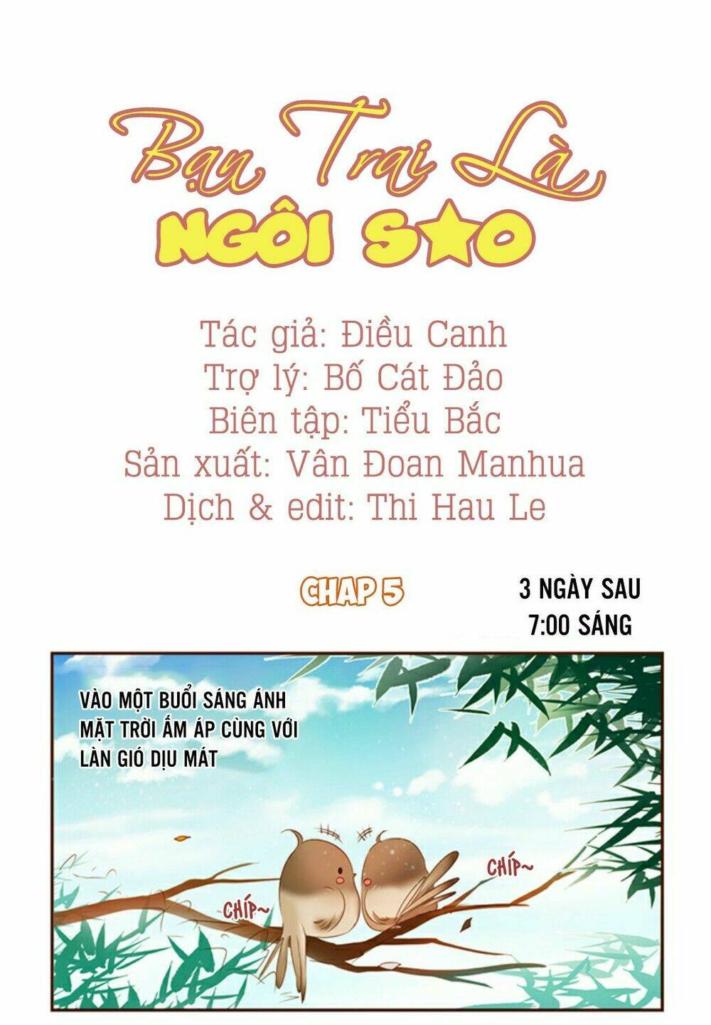 Bạn Trai Là Ngôi Sao: Chapter 5