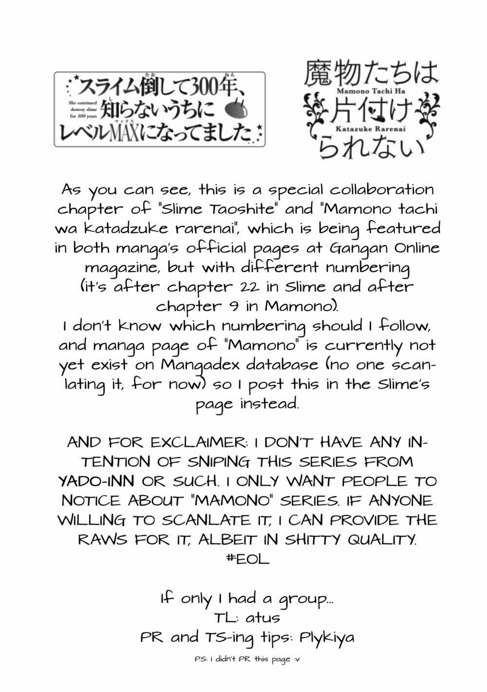 Slime Taoshite 300-Nen, Shiranai Uchi Ni Level Max Ni Natteshimatta: Chapter 26.6