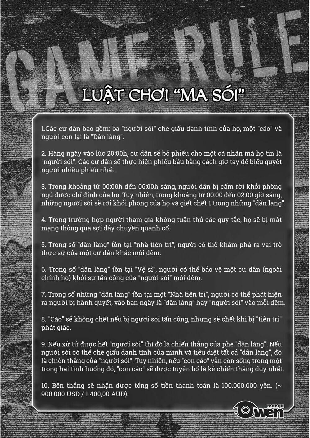 Trò Chơi Ma Sói: Cáo Điên: Chapter 13