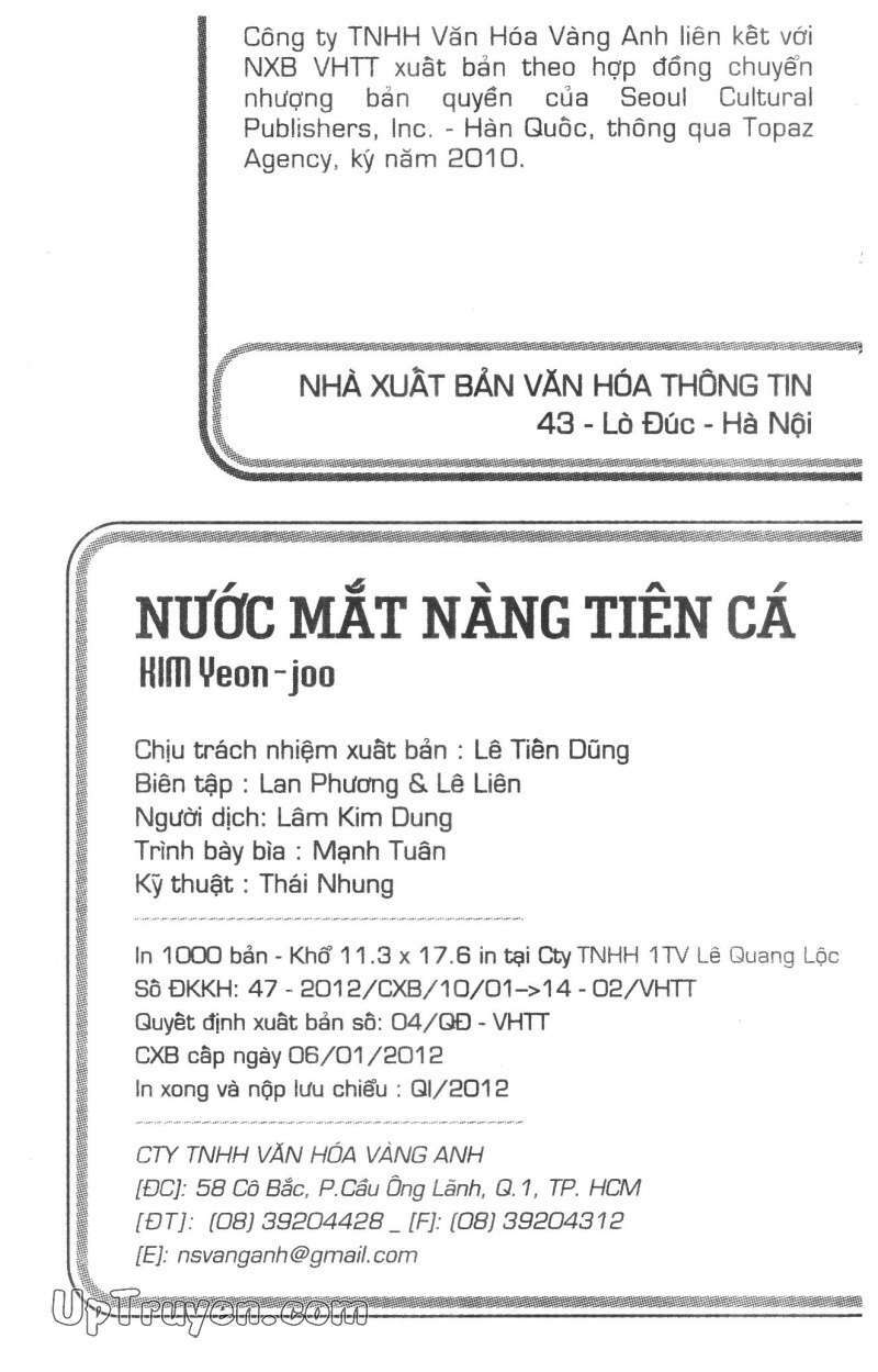 Nước Mắt Nàng Tiên Cá: Chapter 1