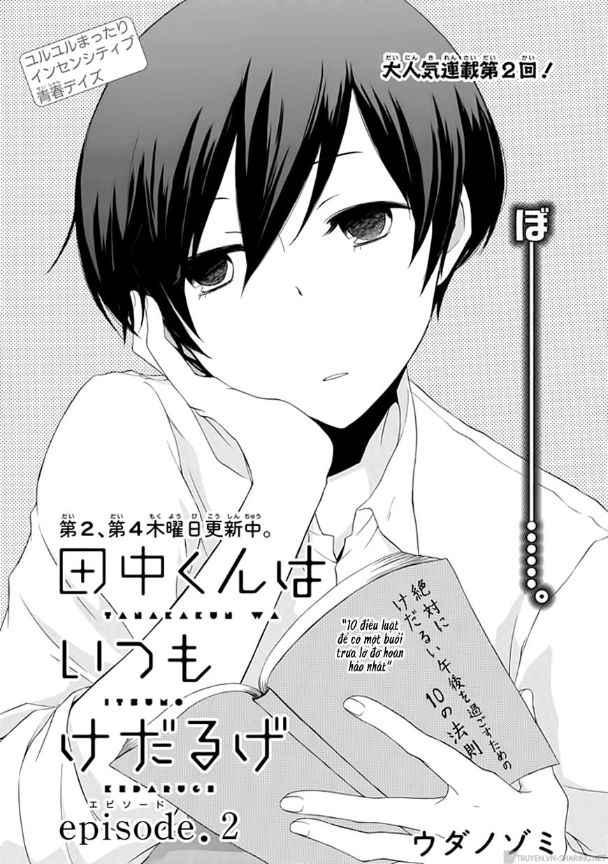 Tanaka-Kun Wa Itsumo Kedaruge: Chapter 2