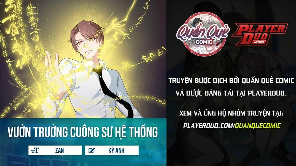 Vườn Trường Cuồng Sư Hệ Thống: Chapter 8