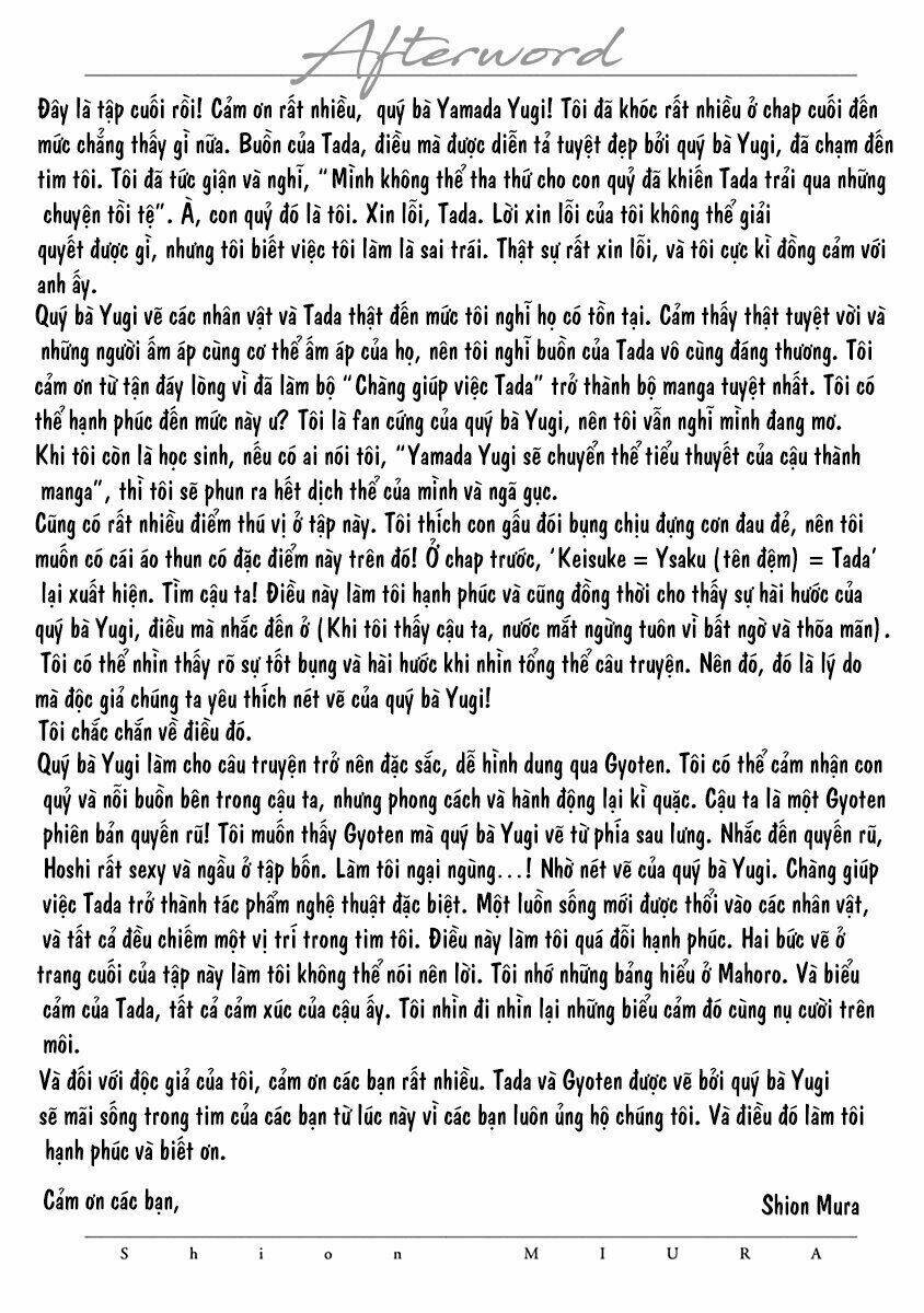 Chàng Giúp Việc Tada: Chapter 22