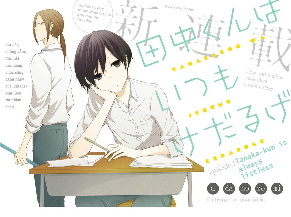 Tanaka-Kun Wa Itsumo Kedaruge: Chapter 1