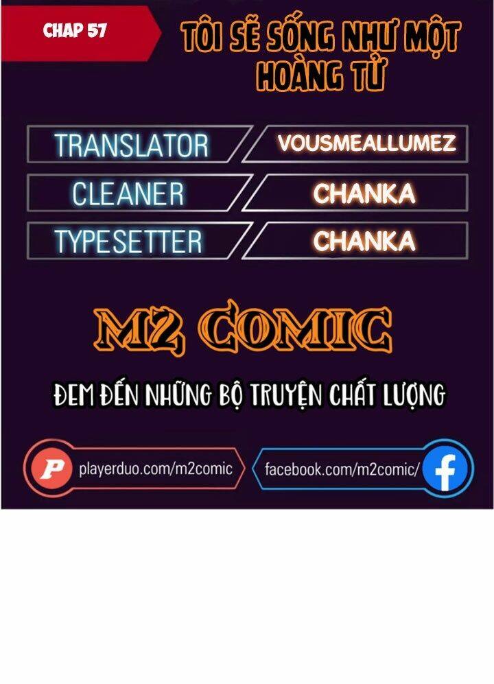 Tôi Sẽ Sống Như Một Hoàng Tử: Chapter 57