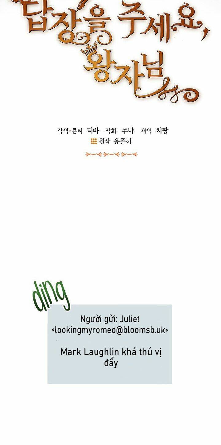 Hãy Trả Lời Em, Hoàng Tử!: Chapter 20