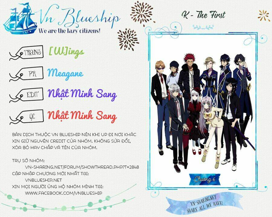 K - The First: Chapter 6