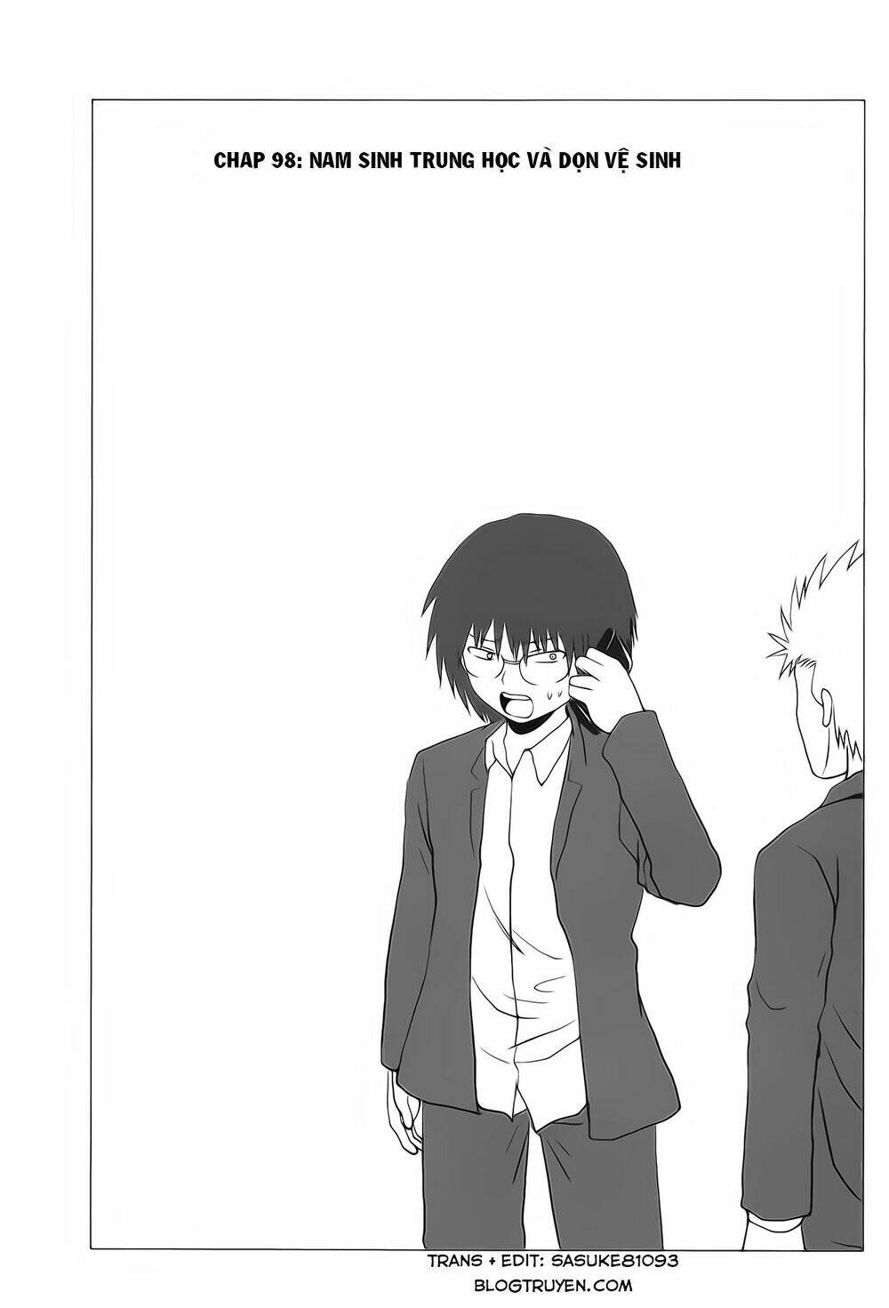 Danshi Koukousei No Nichijou: Chapter 98