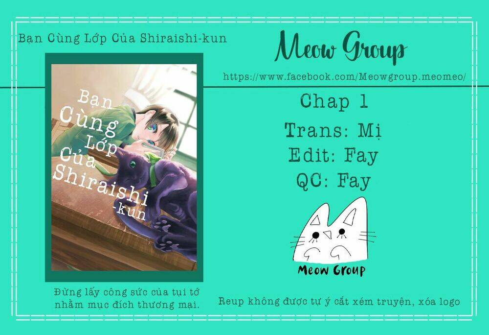 Bạn Cùng Lớp Của Shiraishi-Kun: Chapter 1