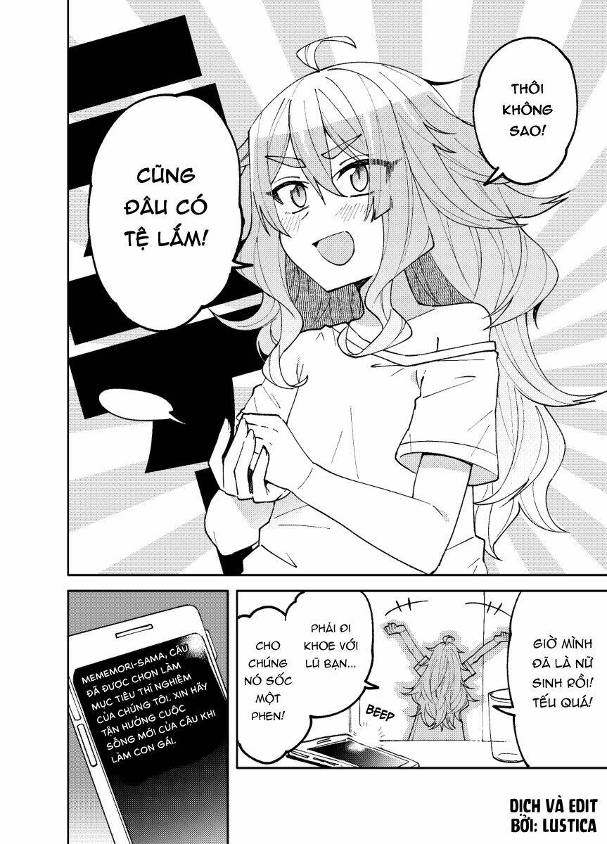 Khi Thức Dậy, Tôi Đã Biến Thành Con Gái.: Chapter 1